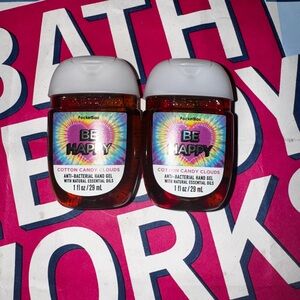 Be Happy Cotton Candy Clouds Hand Gel - Pink